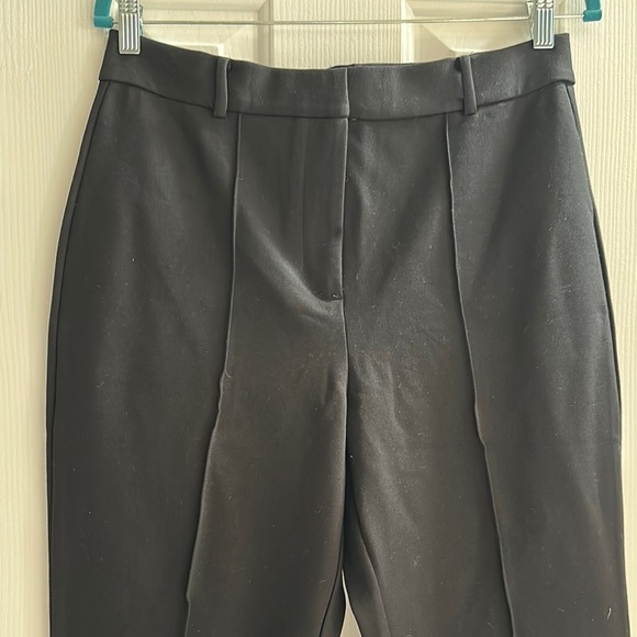 Jason Wu Wide Leg Pleated Black Trousers Women’s 12 Dress Pants - Picture 2 of 10